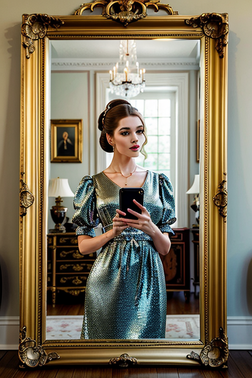 mirror pic girl black blur