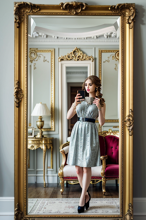 mirror selfie girl images